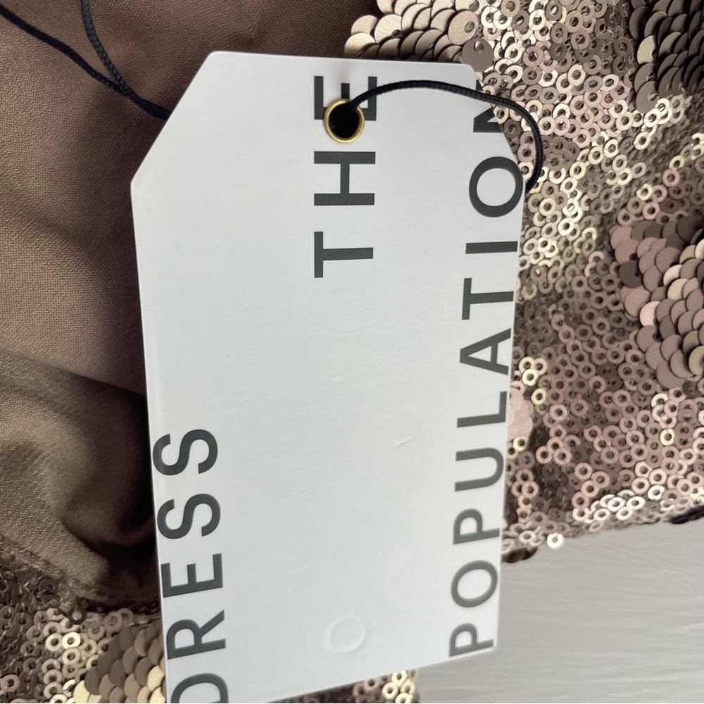 Dress the Population Gold Sequin Maxi Dress - Picture 9 of 14